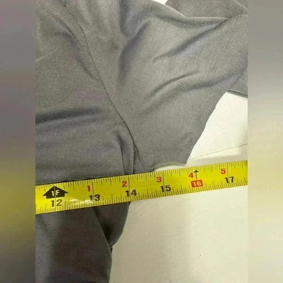 Anthropologie Threads 4 Thought grey fitted long sleeve midi dress size small - Picture 7 of 8